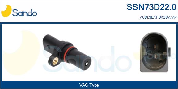 Sensore, posizione albero a camme SANDO SSN73D22.0