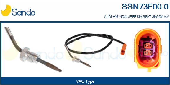 Sensore, temperatura gas scarico SANDO SSN73F00.0