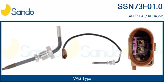 Sensore, temperatura gas scarico SANDO SSN73F01.0