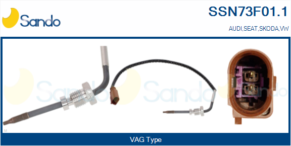 Sensore, temperatura gas scarico SANDO SSN73F01.1