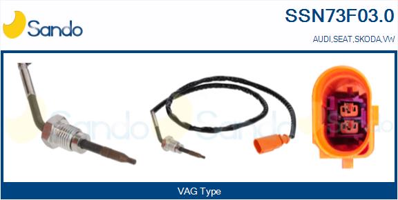Sensore, temperatura gas scarico SANDO SSN73F03.0