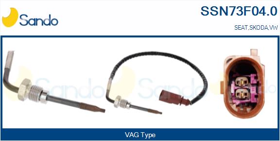 Sensore, temperatura gas scarico SANDO SSN73F04.0