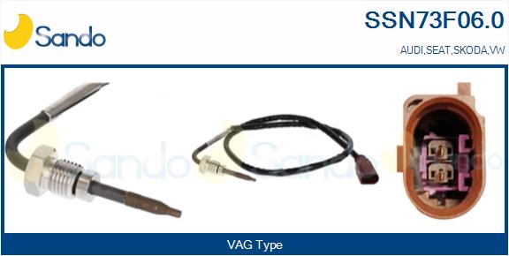 Sensore, temperatura gas scarico SANDO SSN73F06.0