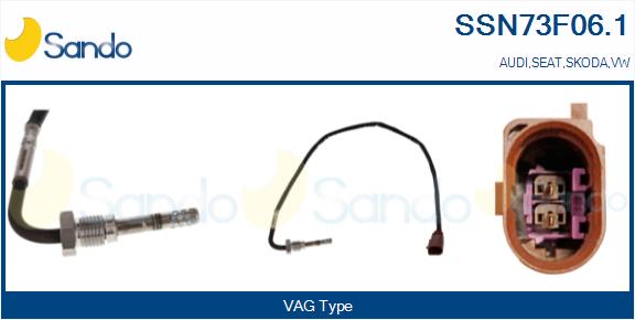 Sensore, temperatura gas scarico SANDO SSN73F06.1