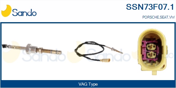 Sensore, temperatura gas scarico SANDO SSN73F07.1