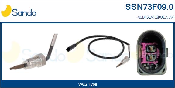 Sensore, temperatura gas scarico SANDO SSN73F09.0