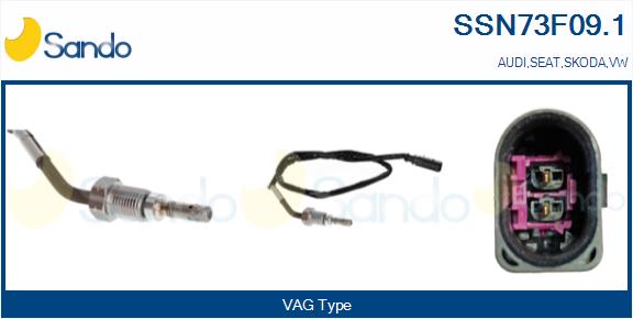 Sensore, temperatura gas scarico SANDO SSN73F09.1