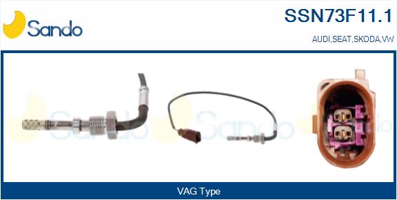 Sensore, temperatura gas scarico SANDO SSN73F11.1