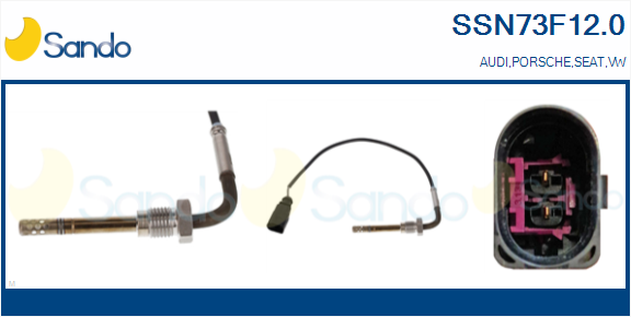 Sensore, temperatura gas scarico SANDO SSN73F12.0