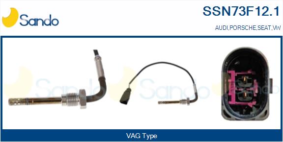 Sensore, temperatura gas scarico SANDO SSN73F12.1