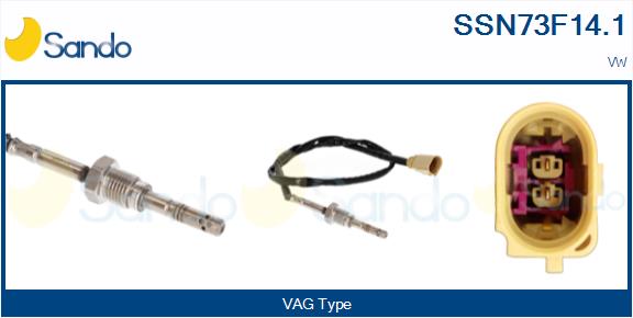 Sensore, temperatura gas scarico SANDO SSN73F14.1