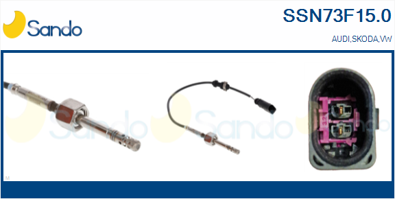 Sensore, temperatura gas scarico SANDO SSN73F15.0
