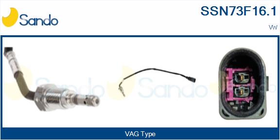 Sensore, temperatura gas scarico SANDO SSN73F16.1