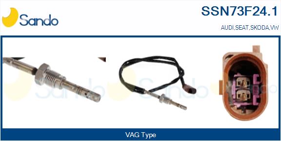 Sensore, temperatura gas scarico SANDO SSN73F24.1