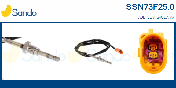 Sensore, temperatura gas scarico SANDO SSN73F25.0