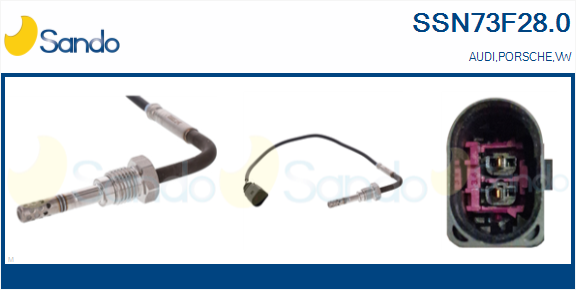 Sensore, temperatura gas scarico SANDO SSN73F28.0