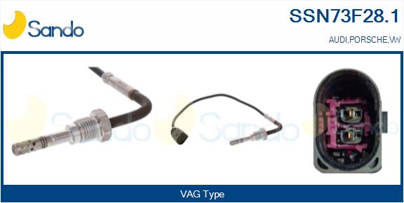 Sensore, temperatura gas scarico SANDO SSN73F28.1