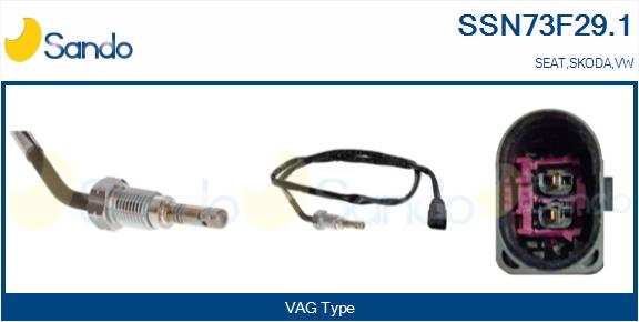 Sensore, temperatura gas scarico SANDO SSN73F29.1