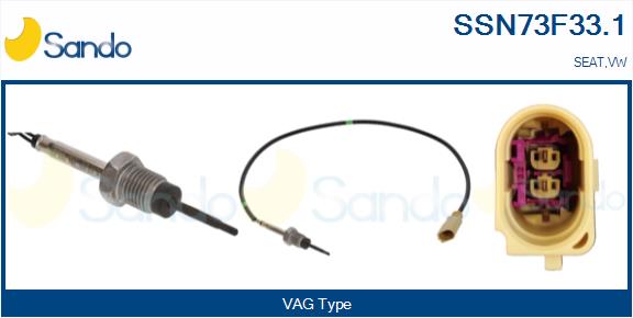 Sensore, temperatura gas scarico SANDO SSN73F33.1