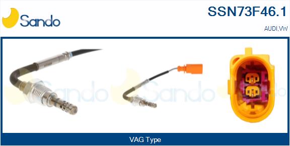 Sensore, temperatura gas scarico SANDO SSN73F46.1