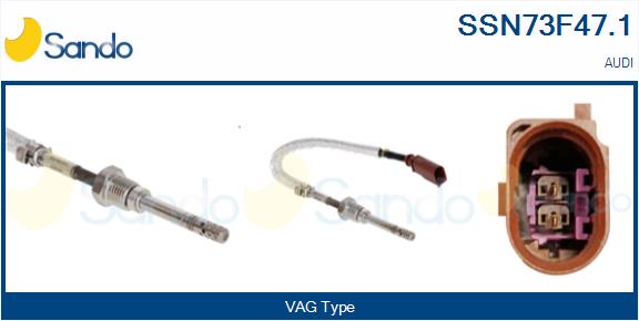 Sensore, temperatura gas scarico SANDO SSN73F47.1