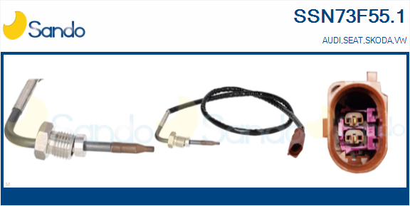 Sensore, temperatura gas scarico SANDO SSN73F55.1