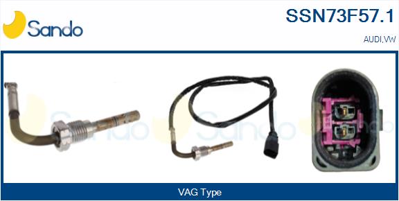 Sensore, temperatura gas scarico SANDO SSN73F57.1