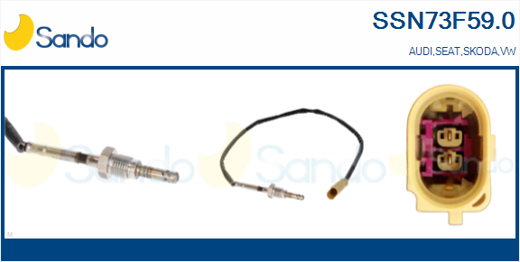 Sensore, temperatura gas scarico SANDO SSN73F59.0