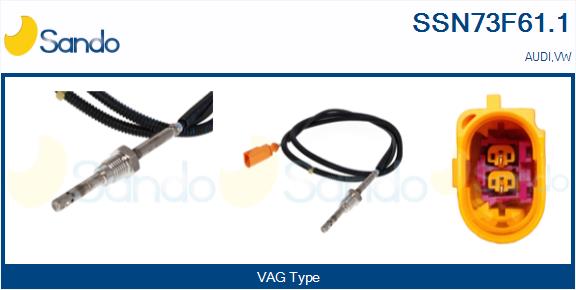 Sensore, temperatura gas scarico SANDO SSN73F61.1