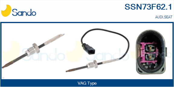 Sensore, temperatura gas scarico SANDO SSN73F62.1