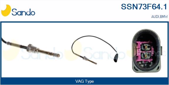 Sensore, temperatura gas scarico SANDO SSN73F64.1