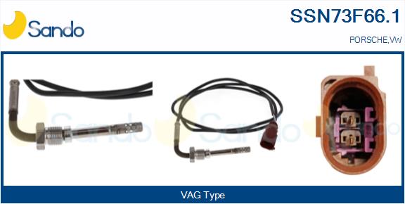 Sensore, temperatura gas scarico SANDO SSN73F66.1