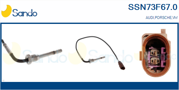 Sensore, temperatura gas scarico SANDO SSN73F67.0