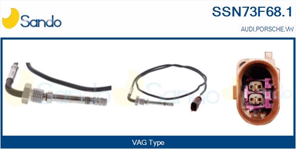 Sensore, temperatura gas scarico SANDO SSN73F68.1