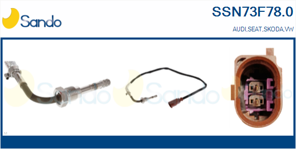 Sensore, temperatura gas scarico SANDO SSN73F78.0