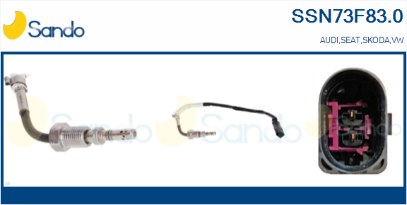 Sensore, temperatura gas scarico SANDO SSN73F83.0