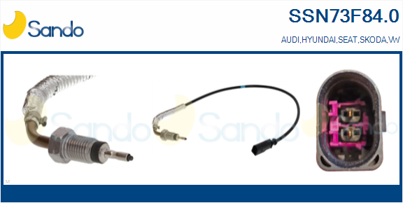 Sensore, temperatura gas scarico SANDO SSN73F84.0