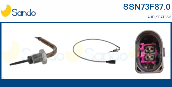 Sensore, temperatura gas scarico SANDO SSN73F87.0