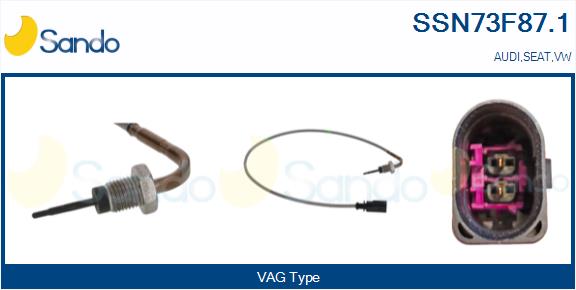 Sensore, temperatura gas scarico SANDO SSN73F87.1
