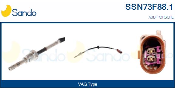 Sensore, temperatura gas scarico SANDO SSN73F88.1