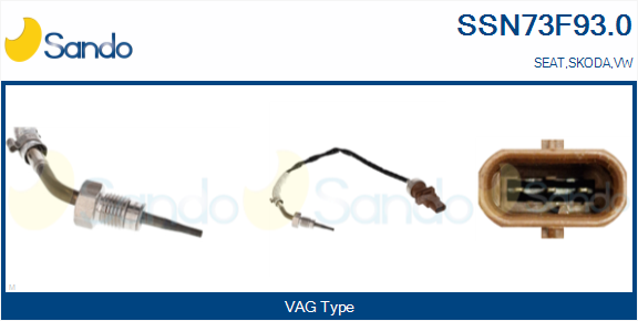 Sensore, temperatura gas scarico SANDO SSN73F93.0
