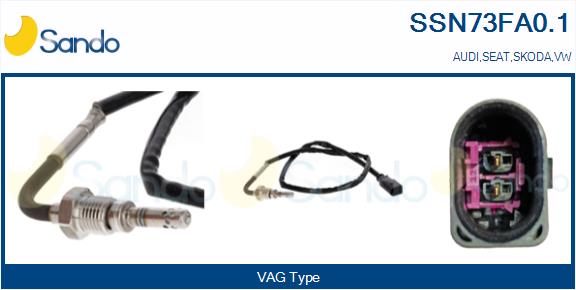 Sensore, temperatura gas scarico SANDO SSN73FA0.1