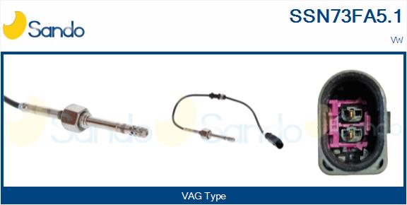 Sensore, temperatura gas scarico SANDO SSN73FA5.1