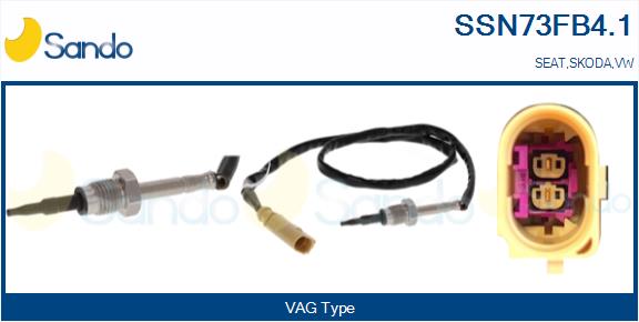 Sensore, temperatura gas scarico SANDO SSN73FB4.1