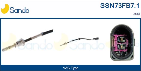 Sensore, temperatura gas scarico SANDO SSN73FB7.1