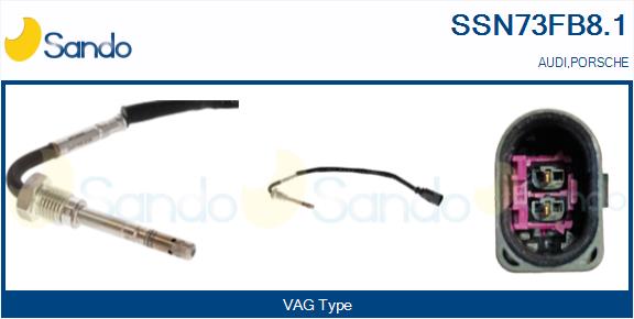 Sensore, temperatura gas scarico SANDO SSN73FB8.1