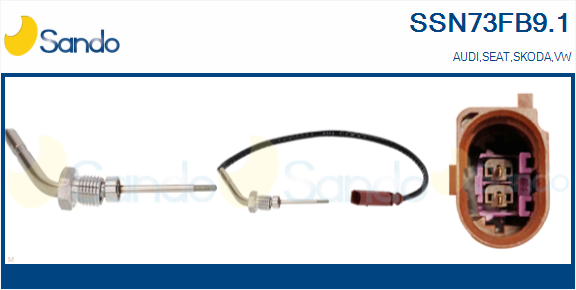 Sensore, temperatura gas scarico SANDO SSN73FB9.1