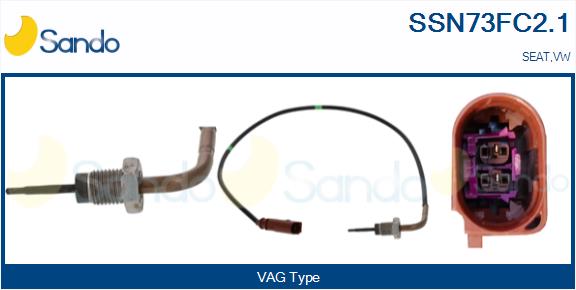 Sensore, temperatura gas scarico SANDO SSN73FC2.1
