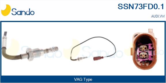 Sensore, temperatura gas scarico SANDO SSN73FD0.1