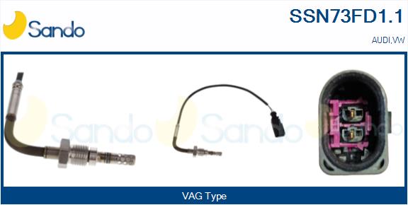 Sensore, temperatura gas scarico SANDO SSN73FD1.1